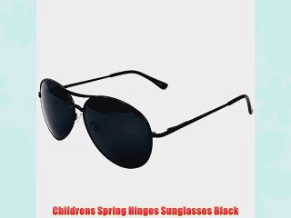Childrens Spring Hinges Sunglasses Black