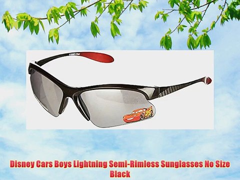 Disney Cars Boys Lightning Semi-Rimless Sunglasses No Size Black
