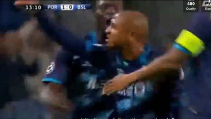 [Champion League]Yacine Brahimi Goal Porto 1 - 0 Basel_ 10-3-2015