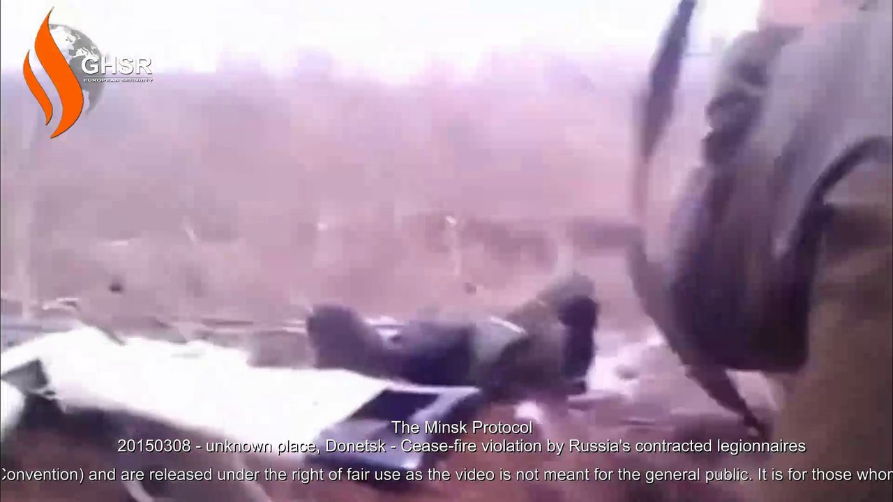 20150308 - unknown place, Donetsk - Cease-fire violation by Russia's contracted legionnaires