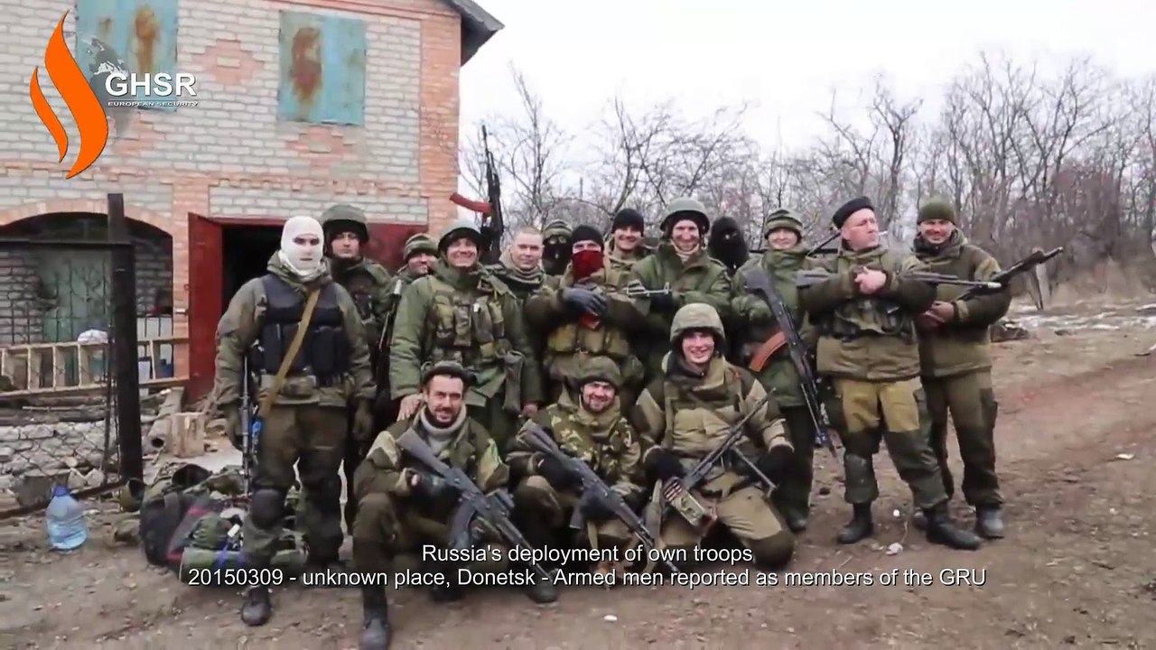 20150309 - unknown place, Donetsk - Armed men reported as members of the GRU