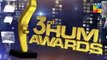 3rd Hum Awards HUM TV Best Actor Female Nominations