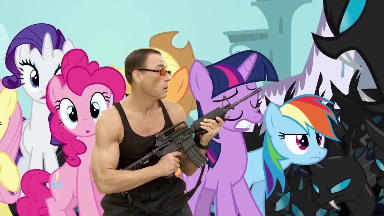 Jean-Claude Van Damme vs My Little Pony