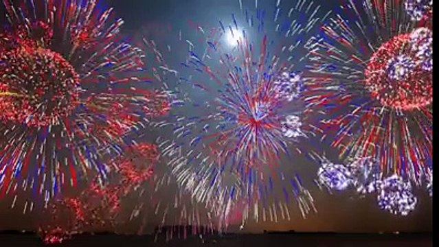 Feux d' artifices en Chine, juste MAGNIFIQUE !