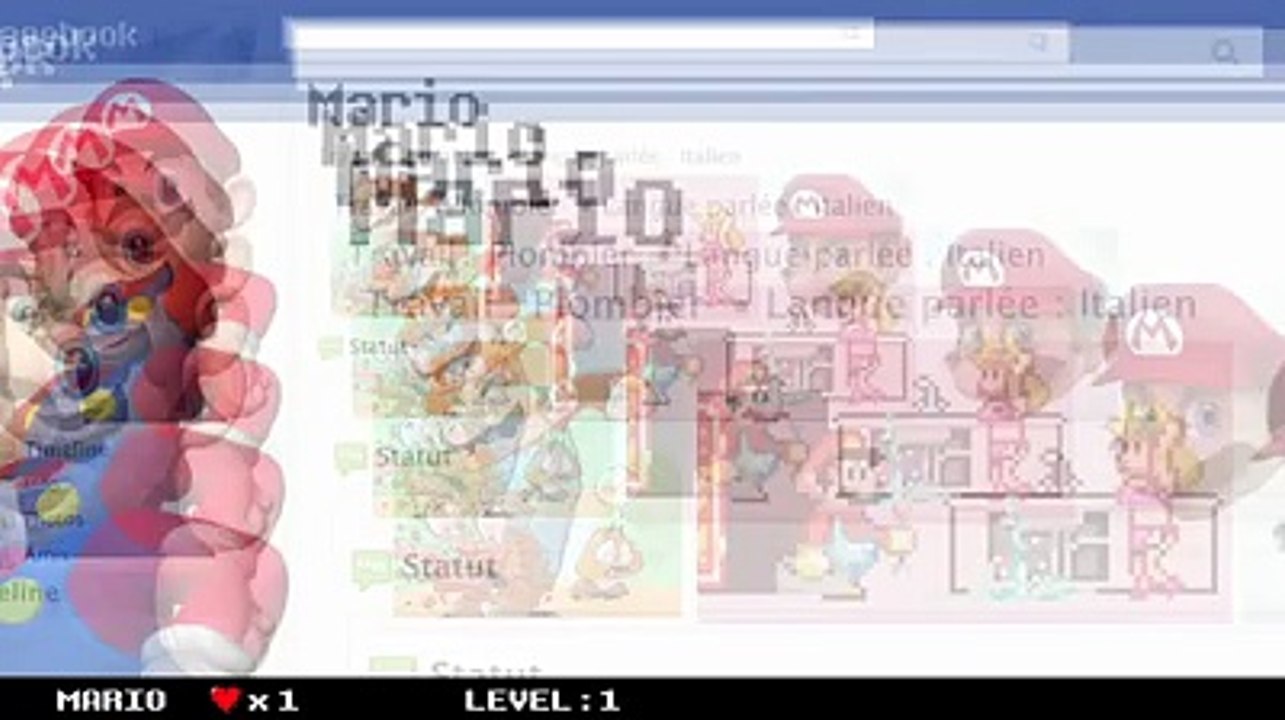 Mario se fait griller par sa meuf sur Facebook