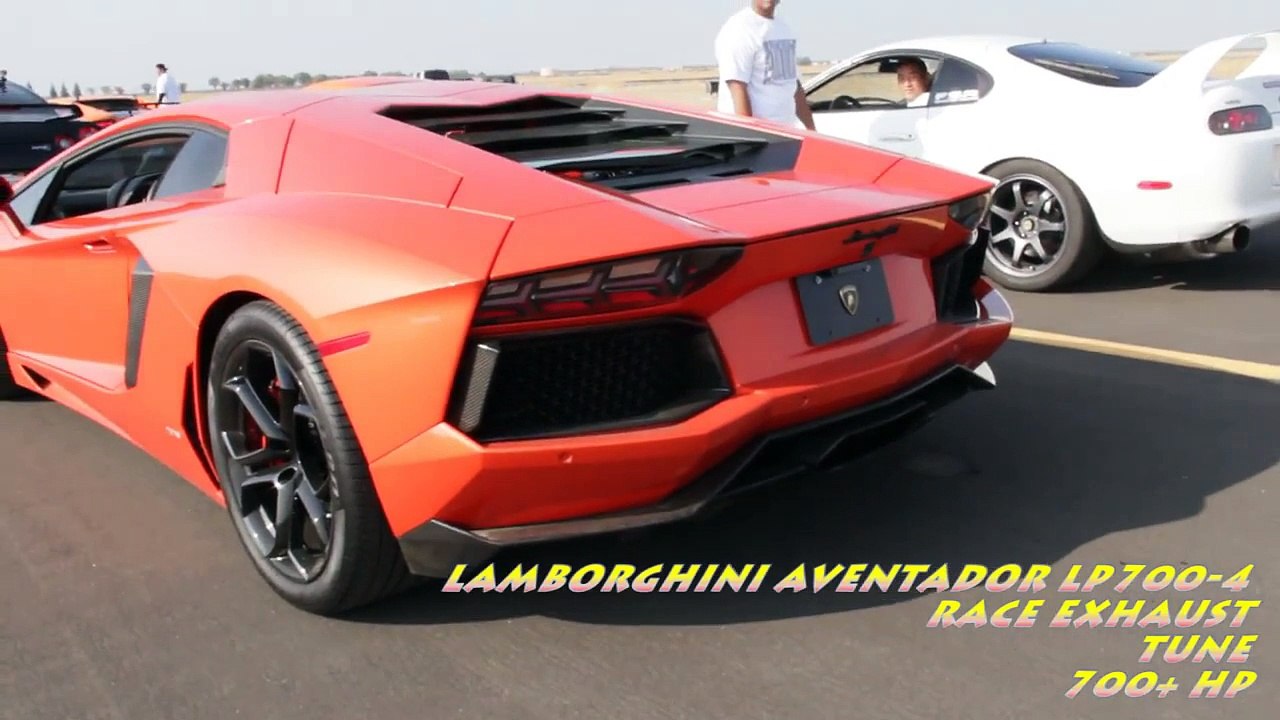 Lamborghini Aventador VS Toyota Supra 1994 de 800ch. Qui va gagner ?