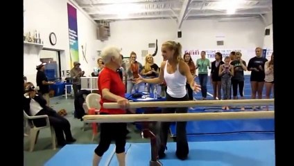 Cette dame de 90 ans est une gymnase. Elle va vraiment vous impressionner !