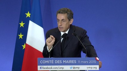 Nicolas Sarkozy - Assemblée du comité des maires