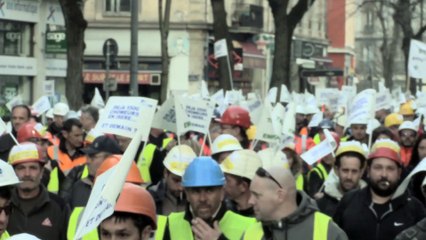 Grenoble : Manifestation du BTP le 11 mars 2015