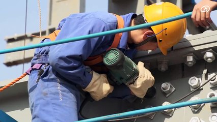 En China construyen un rascacielos en 19 días