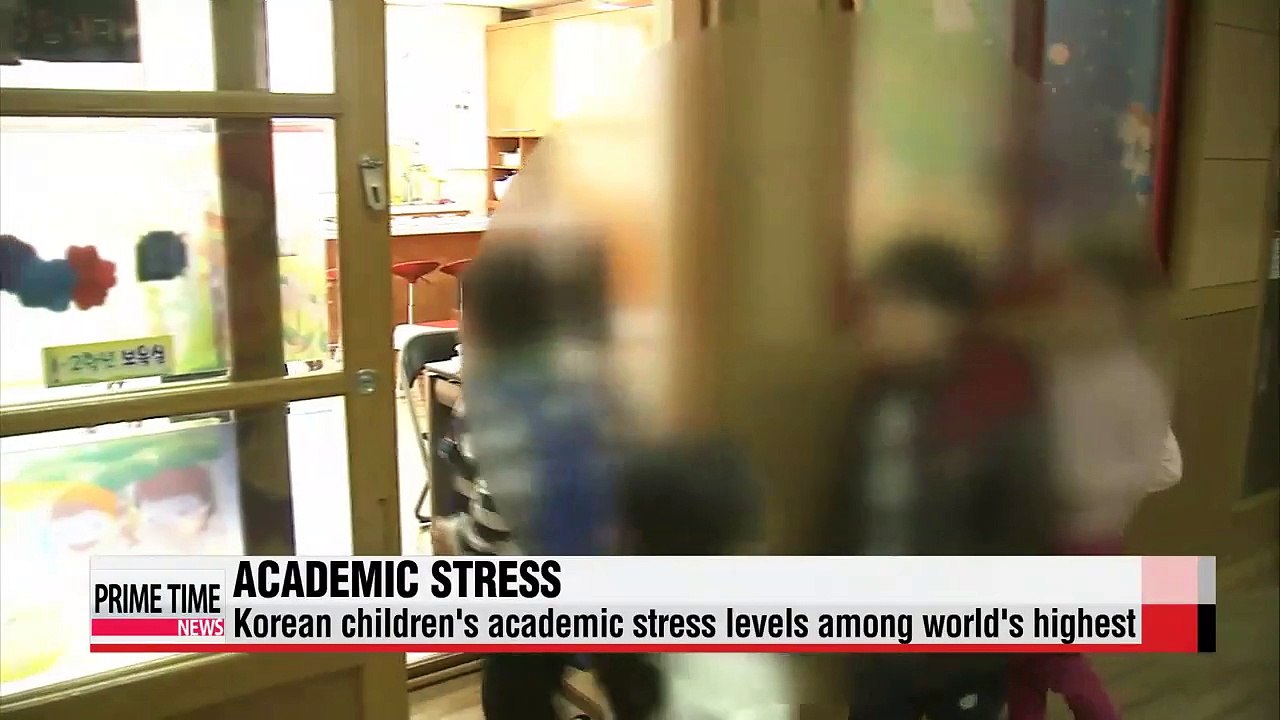 Korean children's academic stress levels among world's highest