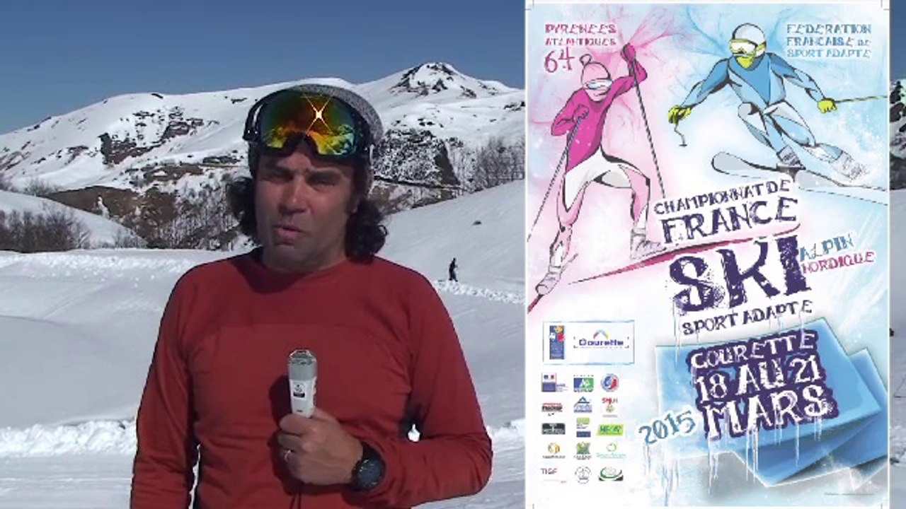 Championnat de France de Ski de Sport adapté - Gourette 2015