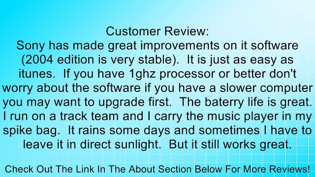 Sony MZ-S1 S2 Sports Net MD MiniDisc Player Review