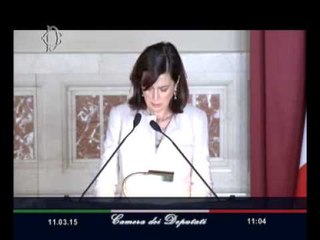 Roma -  Presentazione volumi “Lucio Magri - Attività parlamentare” - Laura Boldrini 11.03.15)