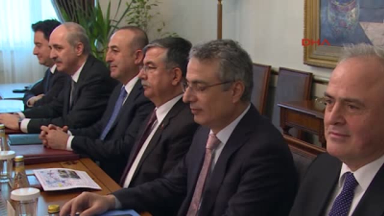 Başbakan Davutoğlu Başkanlığındaki Çözüm Süreci Toplantısı Başladı