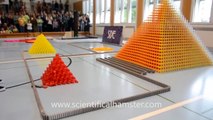 Worlds Largest 3D Domino Pyramid (29x29) | Egypt in 60'000 Dominoes