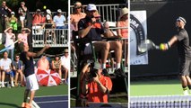 Kevin Hart -- Drops a Deuce on Justin Bieber ... In Charity Tennis Match