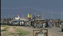 L'armée irakienne et les miliciens chiites entrent à Al Alam, un faubourg de Tikrit
