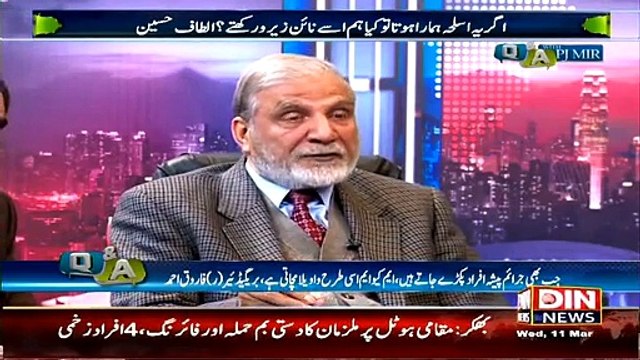 Q & A with PJ Mir ~ 11th March 2015 - Pakistani Talk Shows - Live Pak News