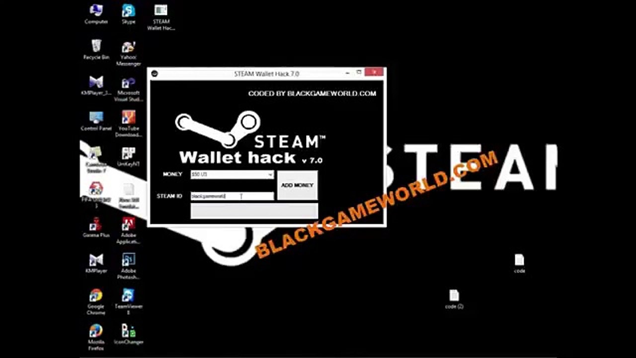 steam wallet Hack ' Cheat ' FREE Download 2015 Update