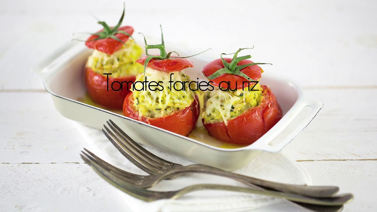 Tomates farcies au riz