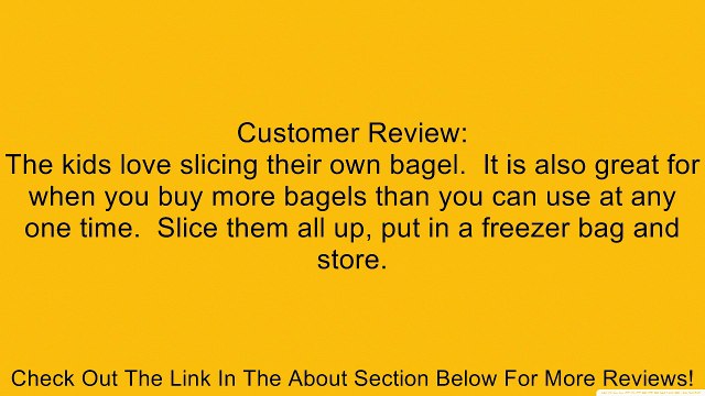 Chef's Choice 680 Bagel Pro Electric Bagel Slicer Review