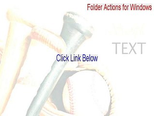 Folder Actions for Windows Full [Free Download]
