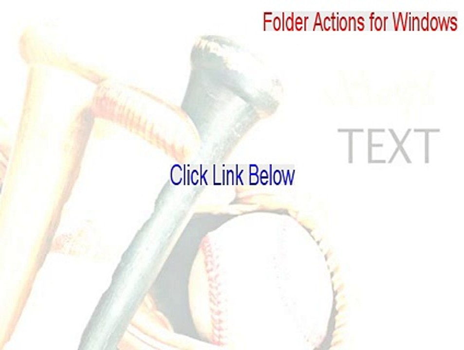Folder Actions for Windows Full [Free Download]