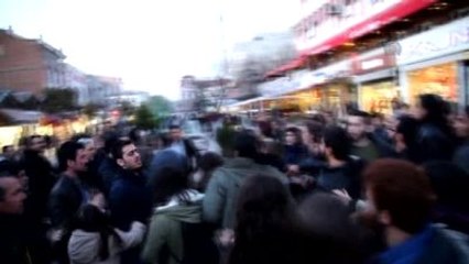 Berkin Elvan Eylemi Sırasında Gerginlik Yaşandı