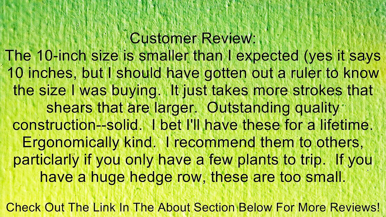 Fiskars 9177 Power-Lever 10-Inch Hedge Shears (Discontinued by Manufacturer) Review