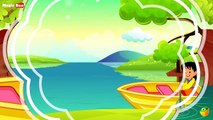 Row Your Boat - English Nursery Rhymes - Cartoon - Animated Rhymes For Kids_2