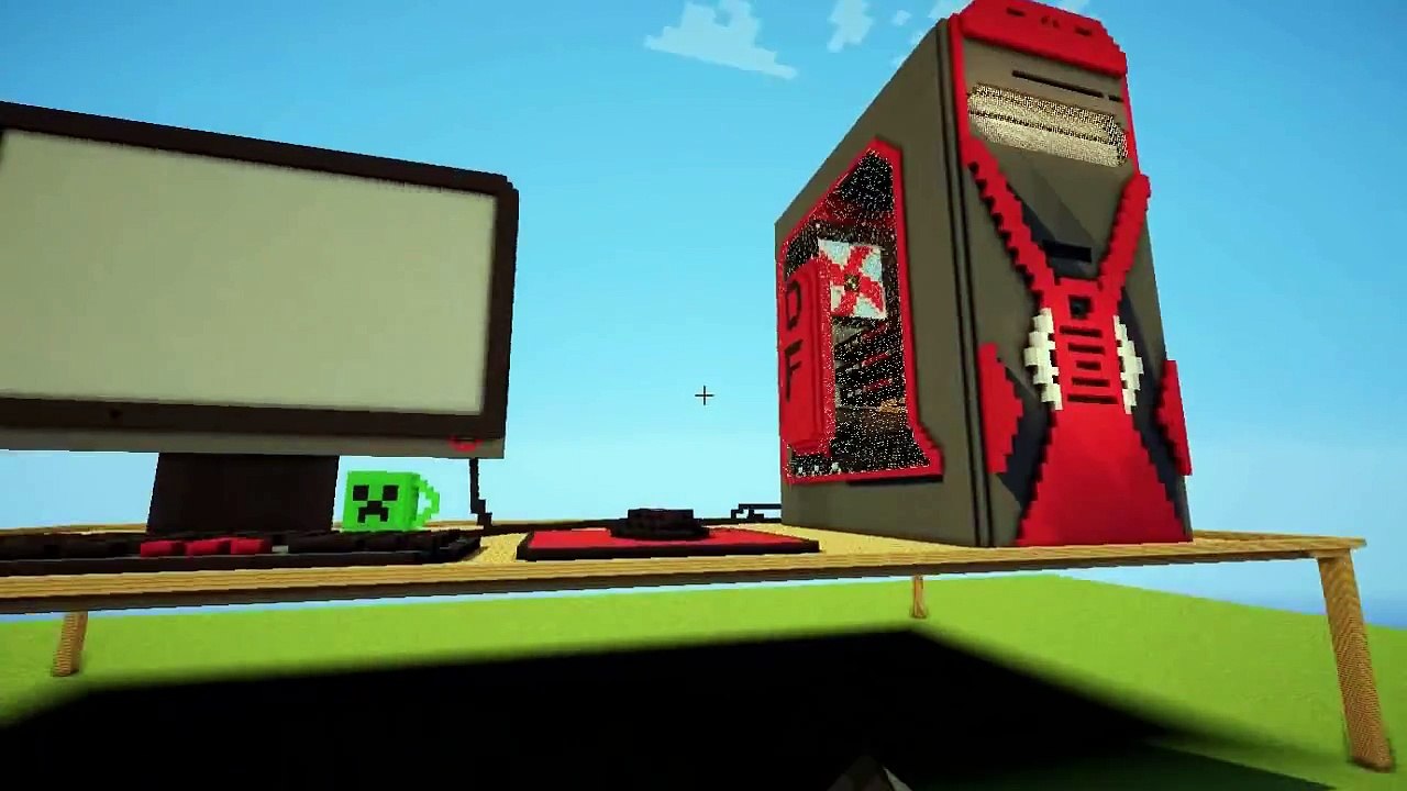 Computador Gamer no Minecraft