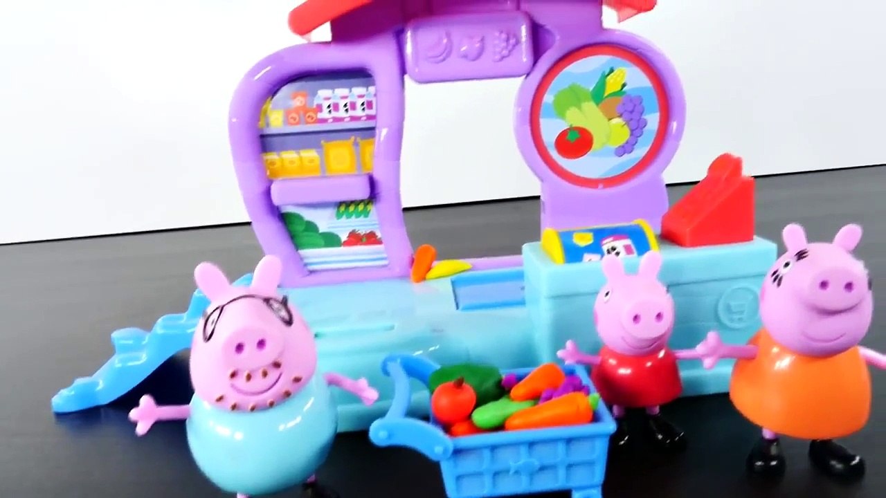 Bubble Guppies Play Doh Market Peppa Pig Bubbletucky SuperStore Playdough Foods + Vegetables DCTC