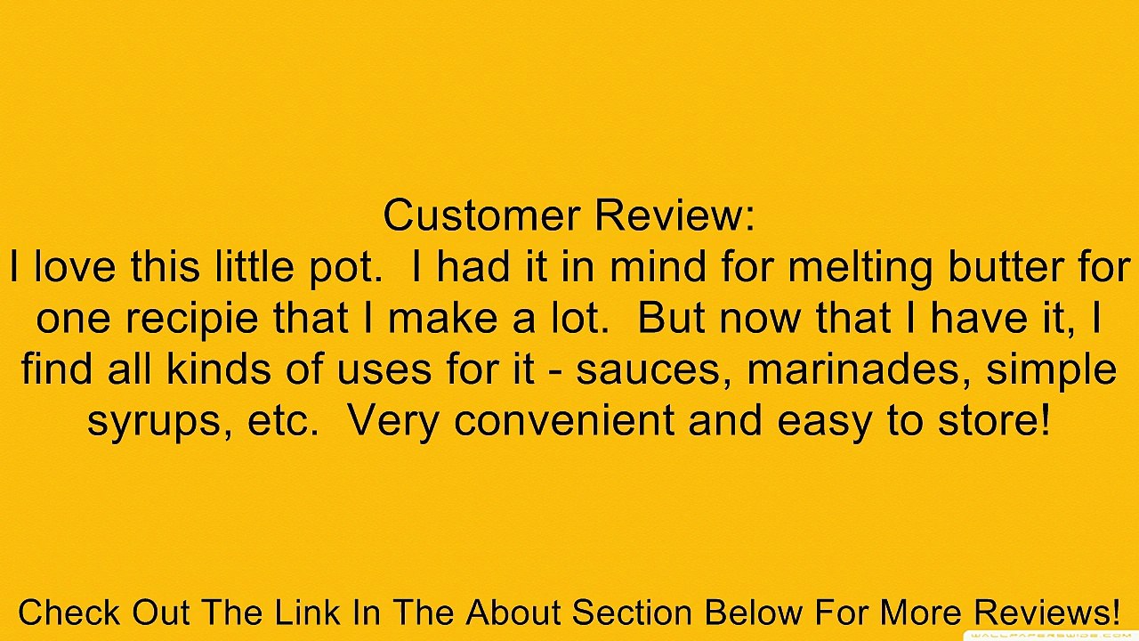 Calphalon Professional Hard-Anodized Butter Warmer Review