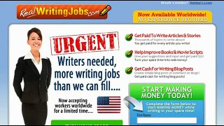 Real Writing Jobs [Best Offer] [LEGIT Website]