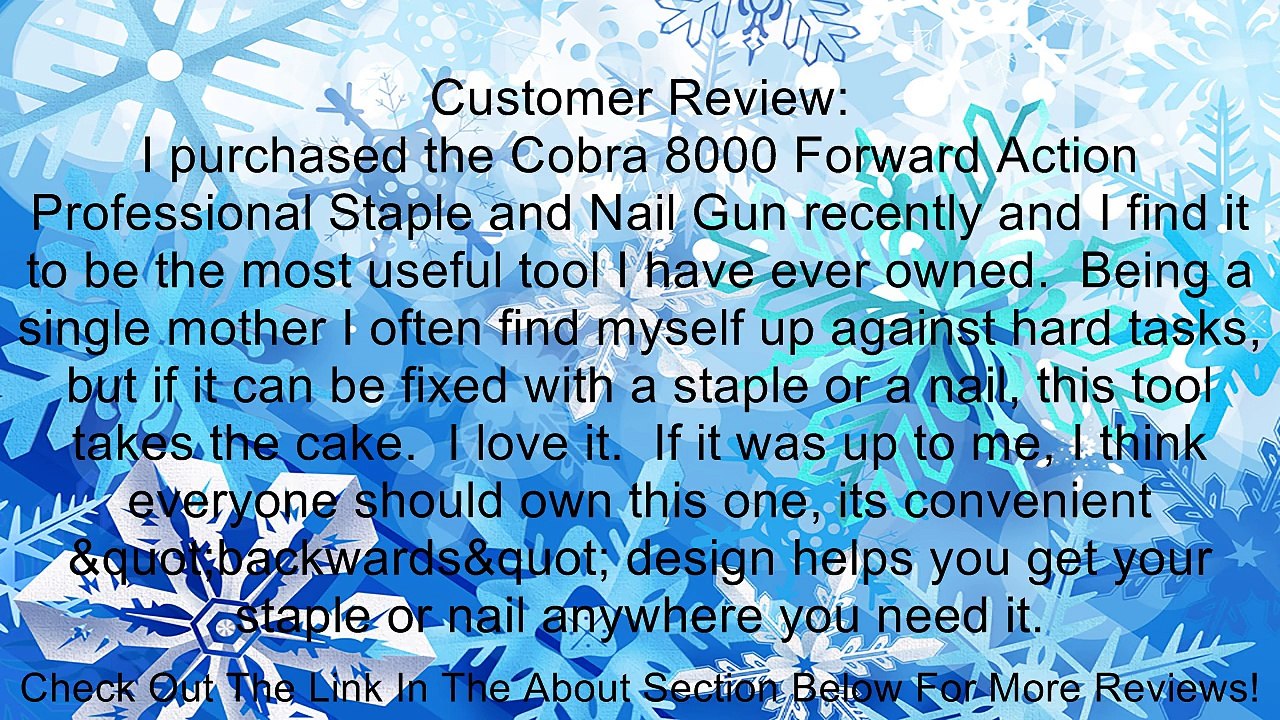 Powershot 8000 Pro Forward Action Staple Gun Review