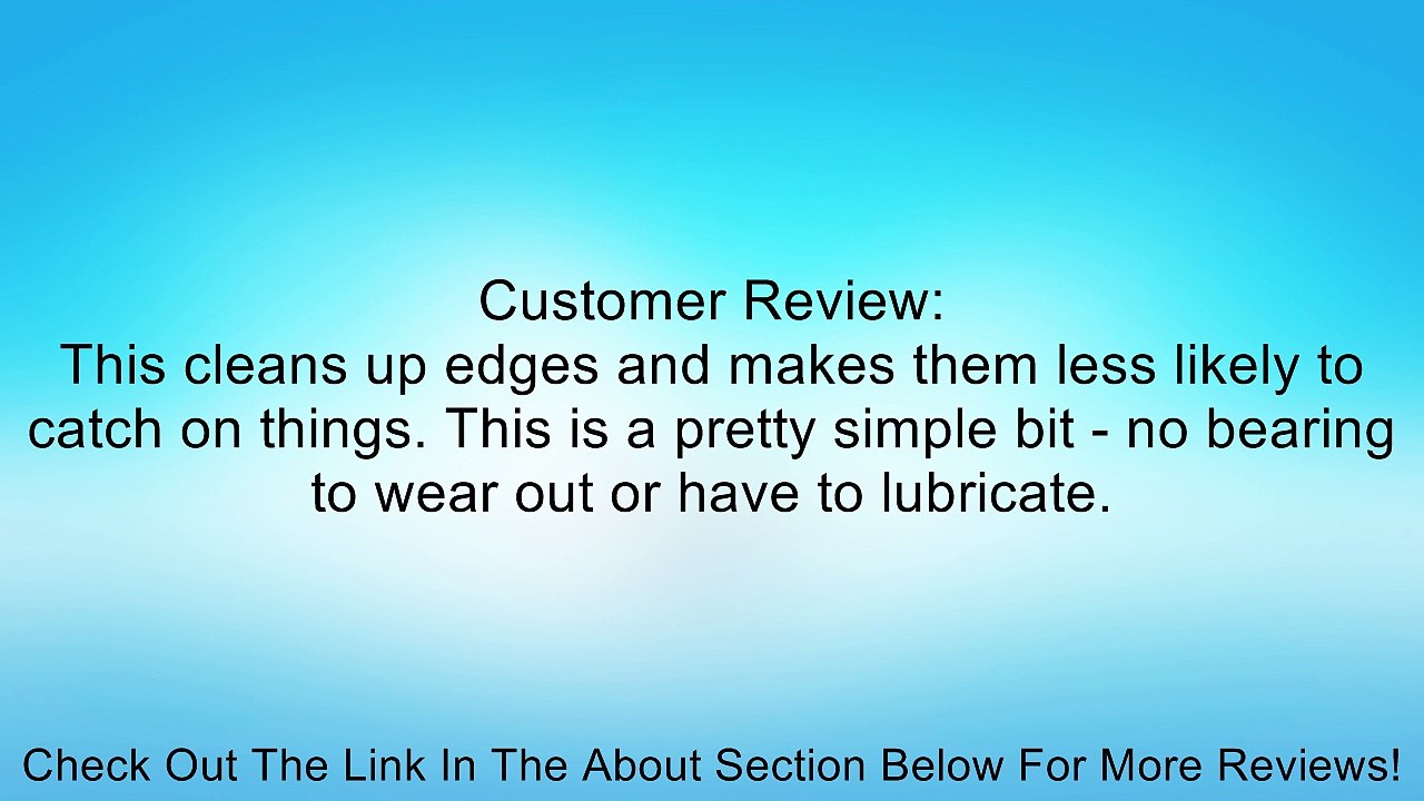 Freud 66-100 7-Degree 1-Flute Bevel Trim Router Bit with 1/4-Inch Shank Review