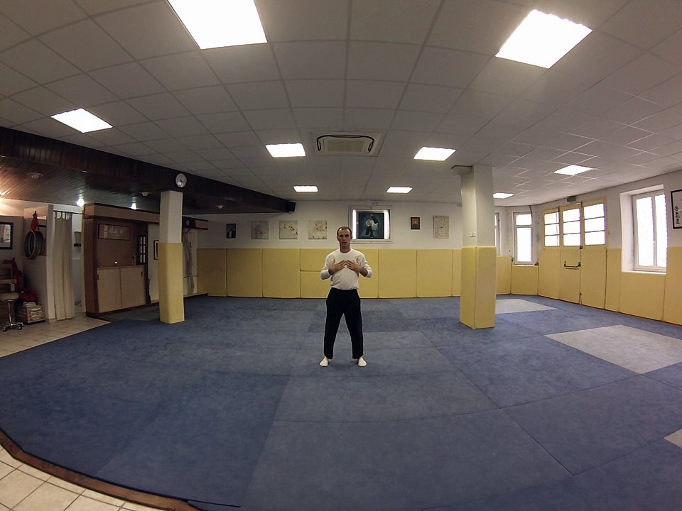 Enchainement Qi Gong Hunyuan exercice 5 travail soleil / lune