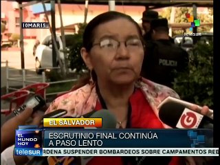 Crece la tensión en El Salvador por la lentitud en el conteo de votos