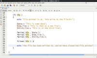 Lesson 8   PHP   File Systems   Creating and Writing to a File using fopen, if file does not exist!