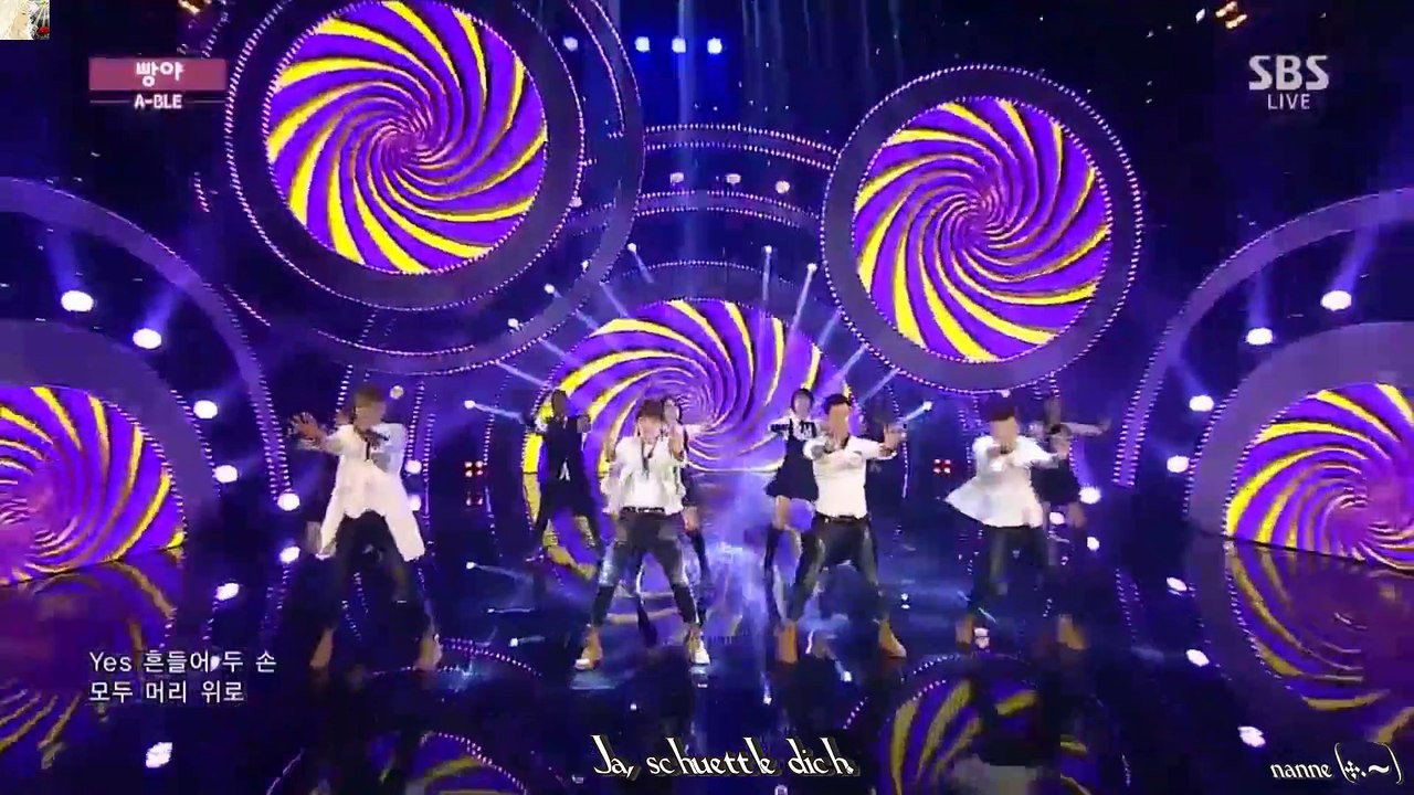 A-ble - BangYa Live k-pop [german Sub]