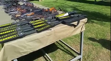 these Ammunition was brought in by Rangers in a blanket to Nine Zero