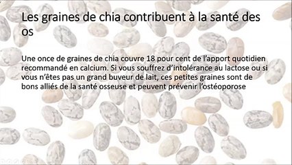 6 bienfaits des graines de chia pour la santé