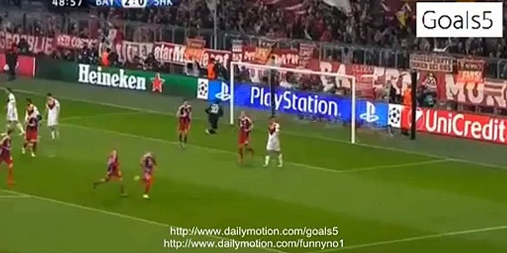 Franck Ribery Goal Bayern Munich 3 - 0 Shakhtar Champions League 11-3-2015