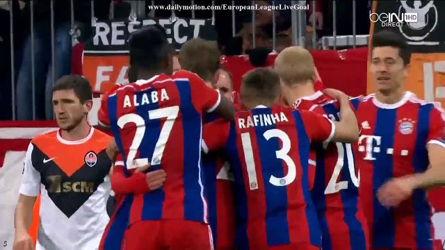 Thomas Mueller 4:0 | Bayern Munich - Shakhtar Donetsk 11.03.2015 HD