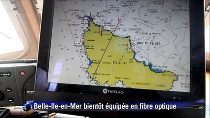 Bientôt la fibre optique à Belle-Ile après la pose d'un câble