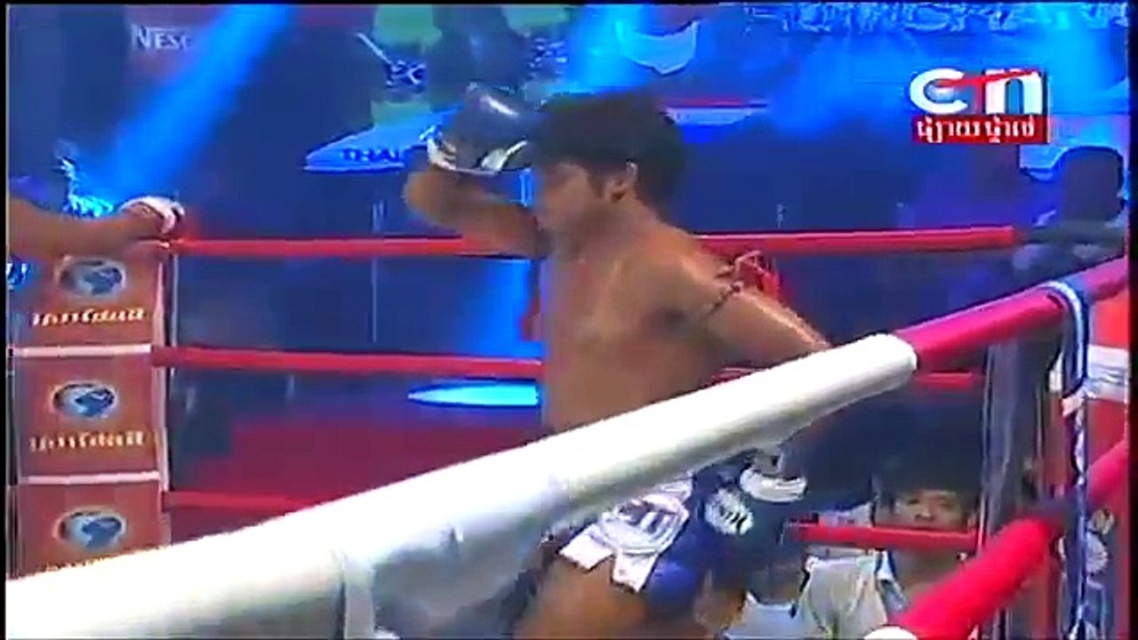 Kun Khmer Vs Muay Thai - Keo Rumchong (Khmer) Vs Teeraphong (Thai) - CTN Boxing