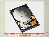 MDT 160gb 160 GB 2.5 inch SATA hard drive 5400 RPM for Laptop/PS3 - 1 Year Warranty
