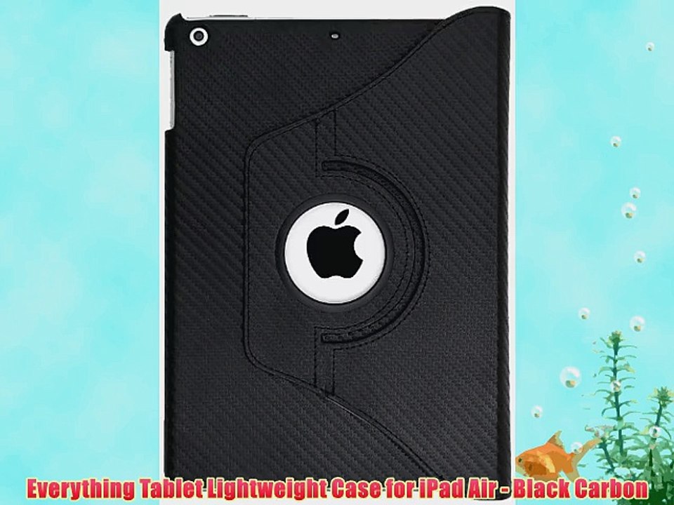 Everything Tablet Lightweight Case for iPad Air - Black Carbon