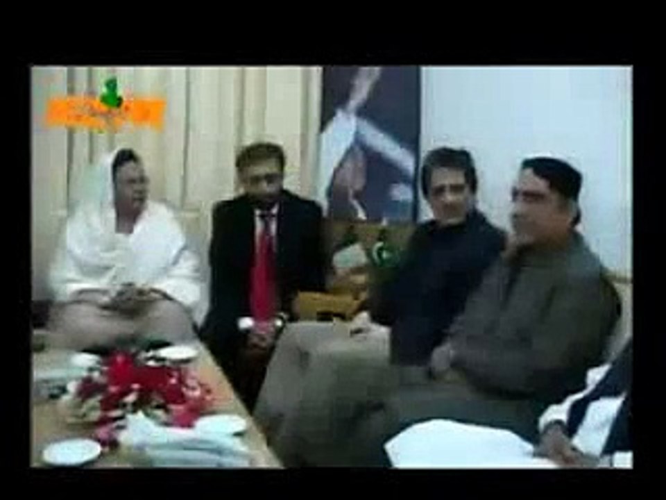 Tezabi Totay  Asif Zardari Meeting MQM Leaders...
